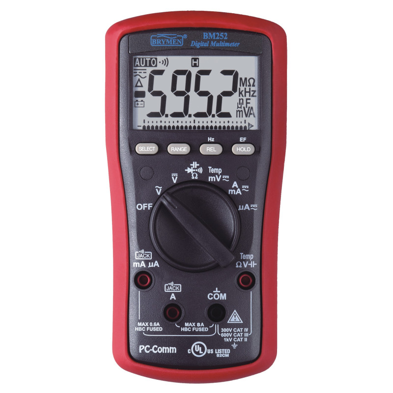 BM252s Multimetr  EF, T, RS232/USB  Brymen