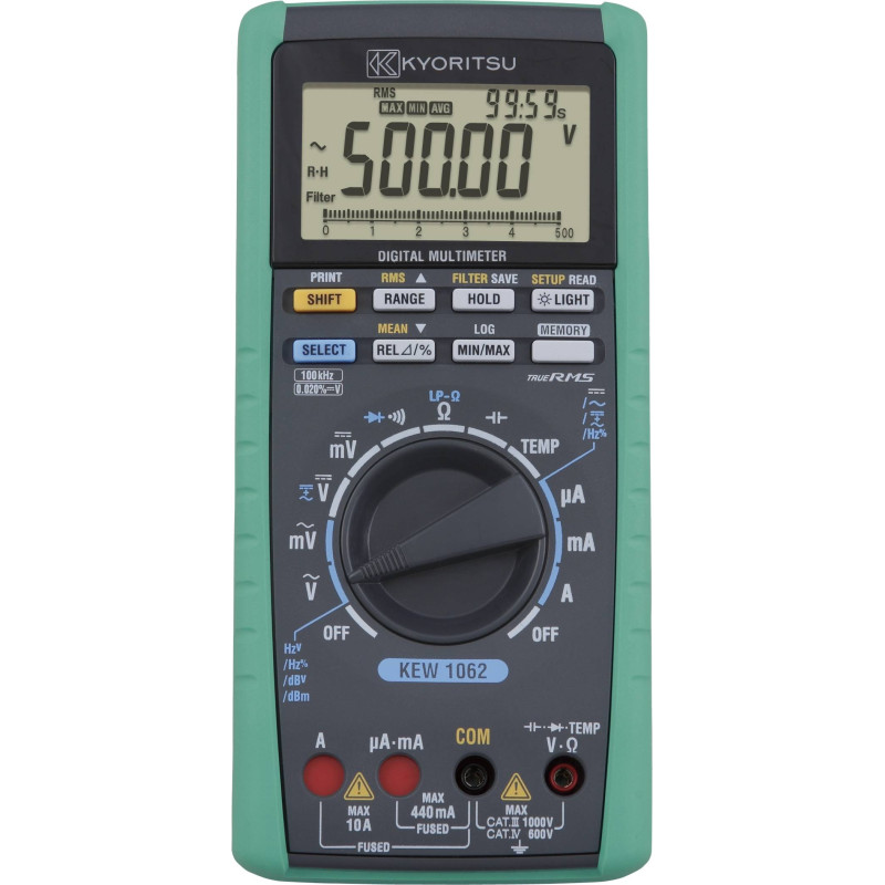KEW1062 Multimetr TRMS-100kHz,MEM,USB