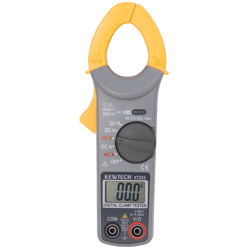 KT203 Miernik cęgowy 0,01A-400A AC/DC Kew Tech