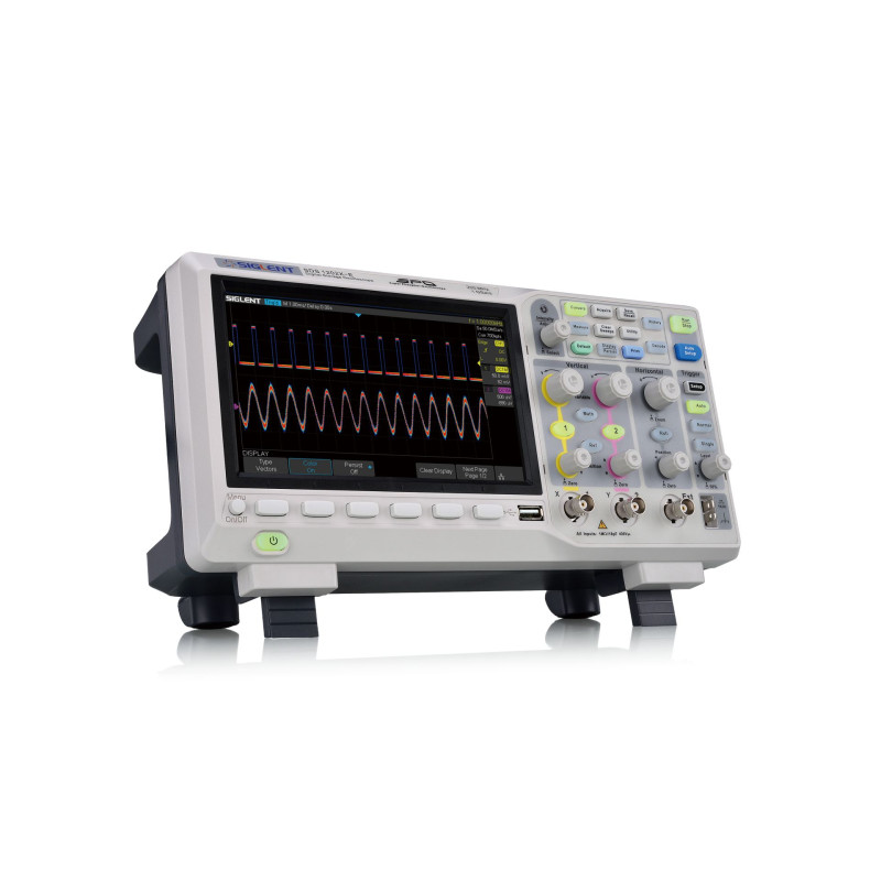 SDS1202X-E oscyloskop 200MHz/2kan, 1GSa/s, 14Mpt, 100,000 wfm/s,  SPO