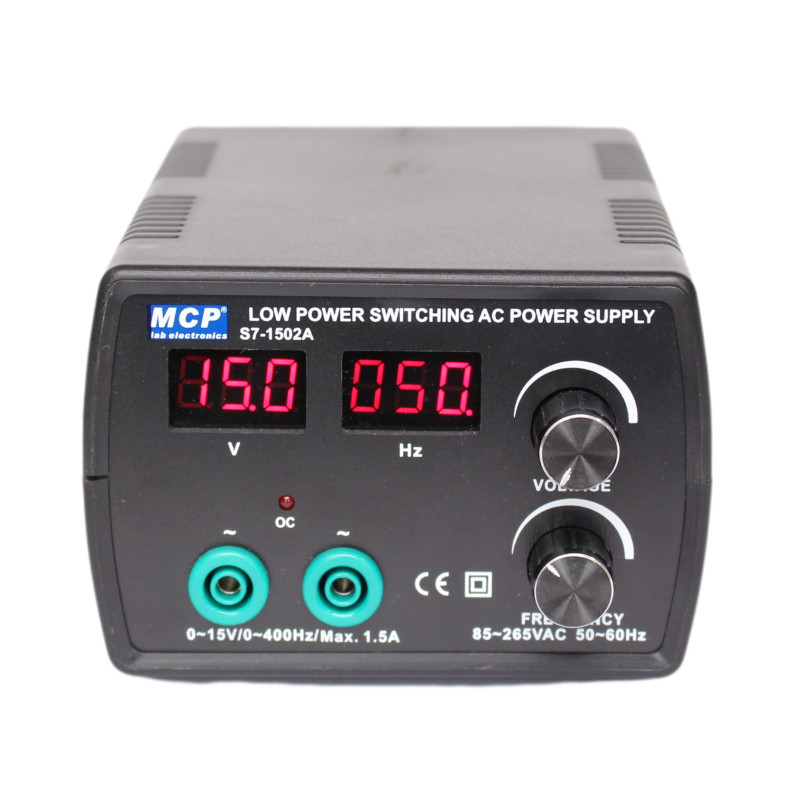 
       Zasilacz lab S7-1502A AC 1~15V/1,5A  0~100Hz , 100~400Hz
     