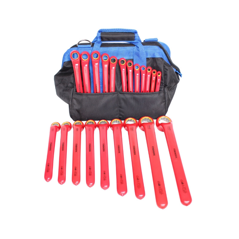 OPT ZKOI-2 Zestaw kluczy oczkowych izolowanych 1000V FW w torbie 6-32 21szt