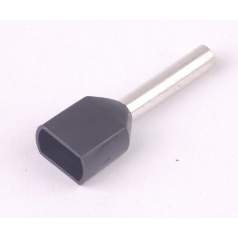 KR015012x2 BK Tulejka izolow. 2x 1,5mm2x12  100szt